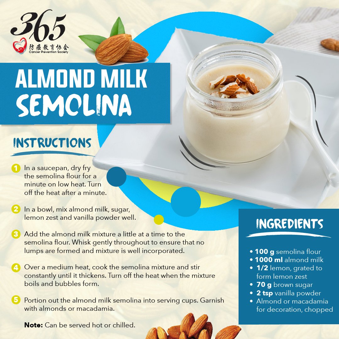 Almond Milk Semolina